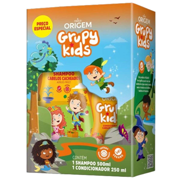 872877 Shampoo e Condicionador Cabelos Cacheados Nazca Grupy Kids