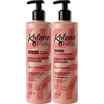 141746 Leave-In Definição e Goma Ultraformatadora Kolene Nutri Bond Força e Nutrição Óleos Africanos