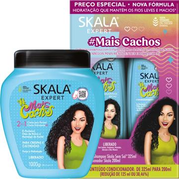 212314 Kit Skala Mais Cachos 3 Itens