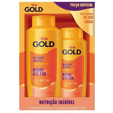722577A Nutrição Incrível Niely Gold Shampoo e Condicionador Óleo de Coco + Abacate