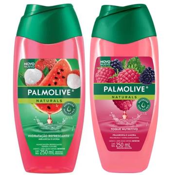 141738 Kit Sabonete Líquido Palmolive Melancia e Lichia + Framboesa e