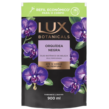 101821 Sabonete Líquido Lux Orquídea Negra Pele Sedutora Botanicals Refil 900ml