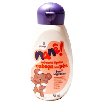 306210 Sabonete Nanê da Cabeça aos Pés Líquido 240ml