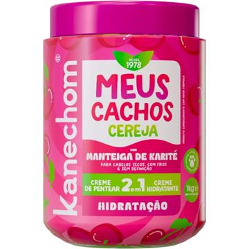 206017 Creme de Hidratação Kanechom Cereja com Manteiga de Karité 2 em 1 1kg