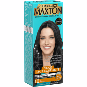 544517 Coloração Maxton Preto 1.0 Embelleze 50g