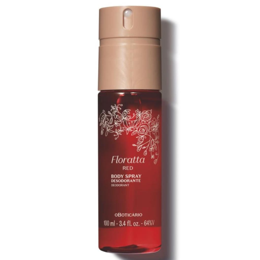 840564 Floratta Red Boticário Desodorante Spray Regular 100ml