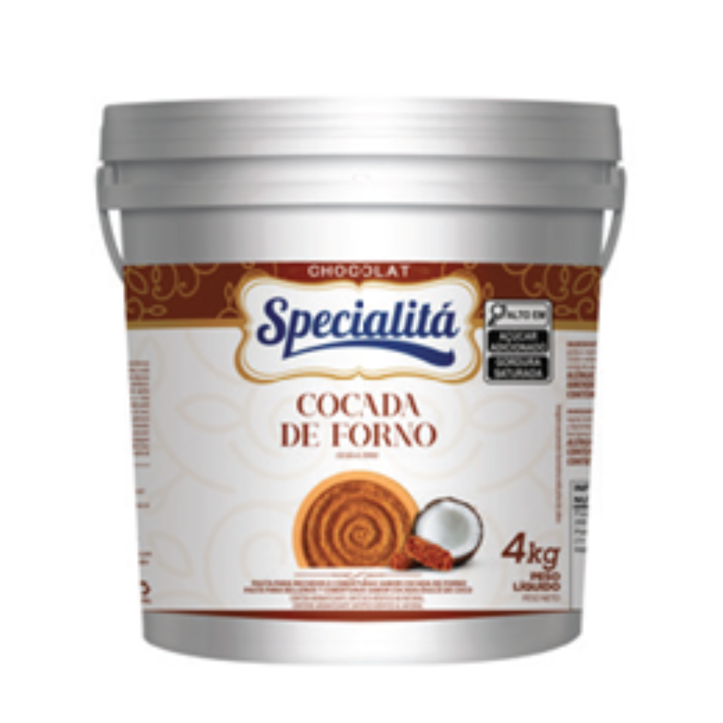 ***Recheio Cocada de Forno 4 Kg - SELECTA