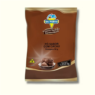 Saborizante em Pó Chocolate Maltado 1,05 Kg - DU PORTO
