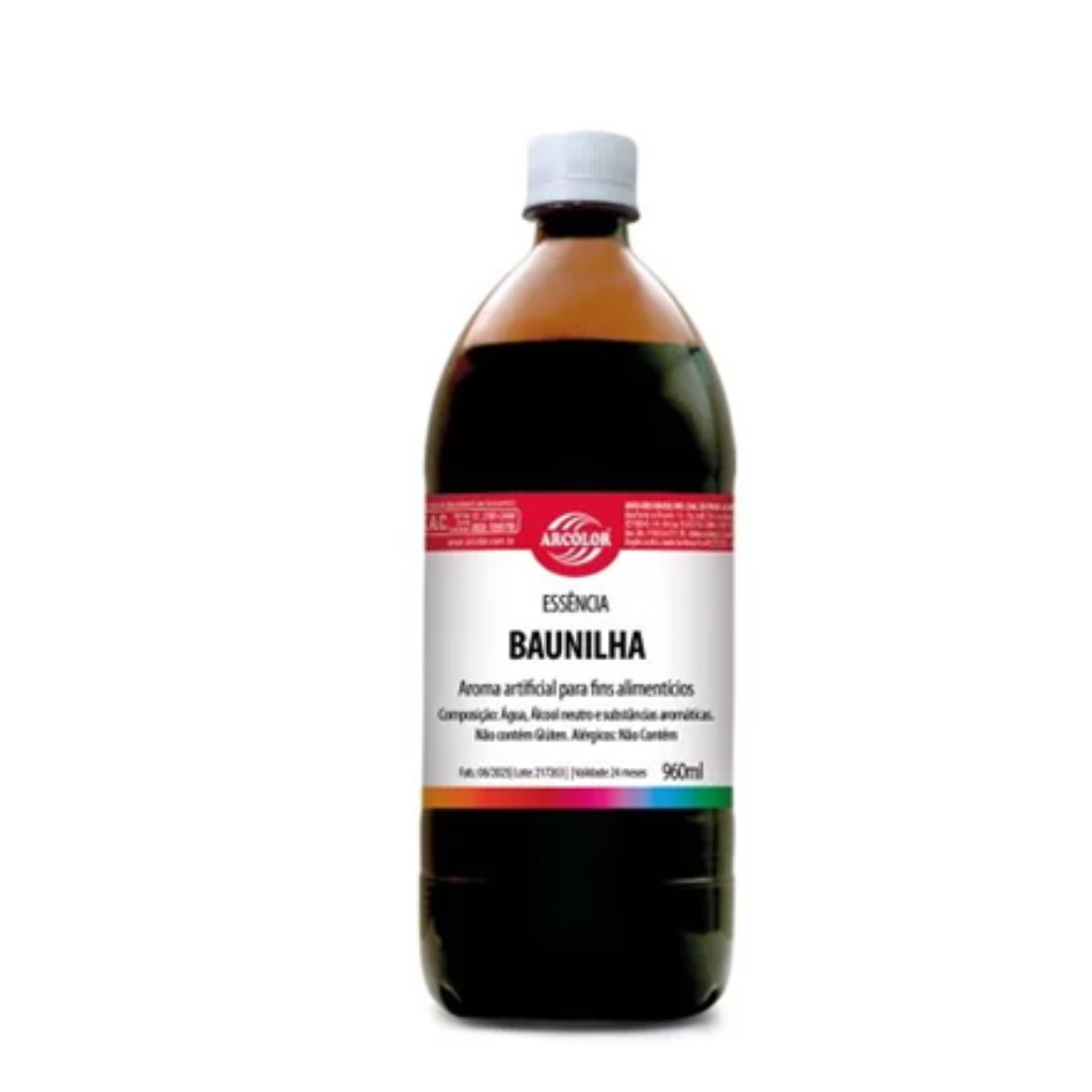 Aroma Líquido Sabor Baunilha 960 ml - ARCOLOR
