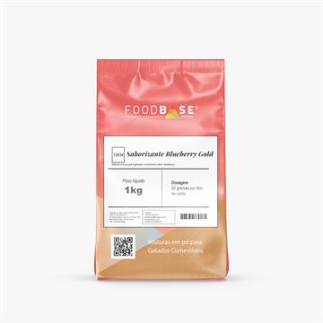 Saborizante em Pó Blueberry Gold 1 Kg - FOODBASE