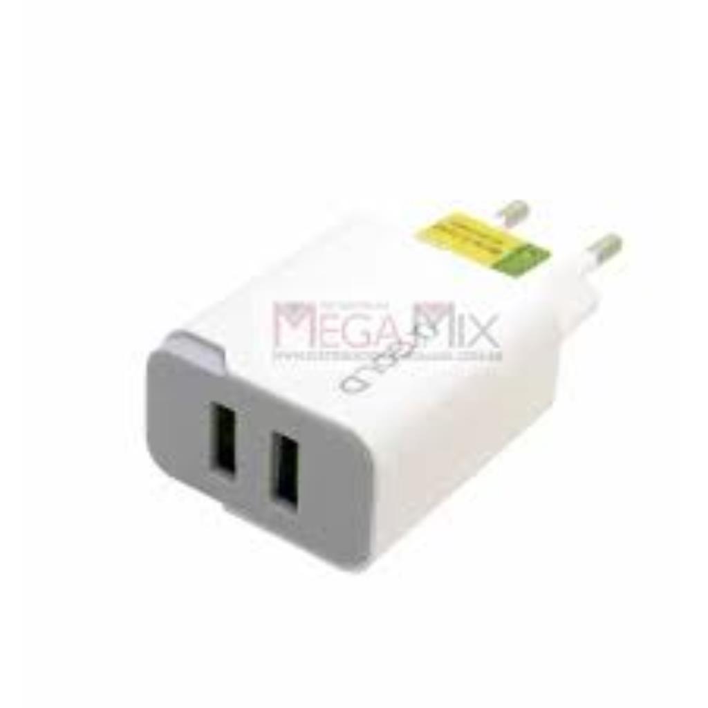 FONTE CARREGADOR DE ENERGIA CELULAR A'GOLD 2USB 3.1A CA19