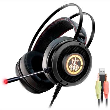 Fone de Ouvido Kmex Gaming Master AR50 LED p2/USB