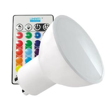 LÂMP LED DIC 3,5W RGB GU10 C/CTR-LUMINATTI