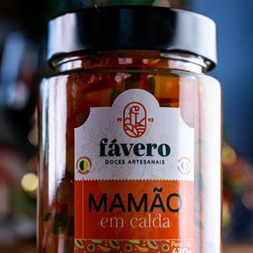 Doce Mamao Fatiado em Calda 430g