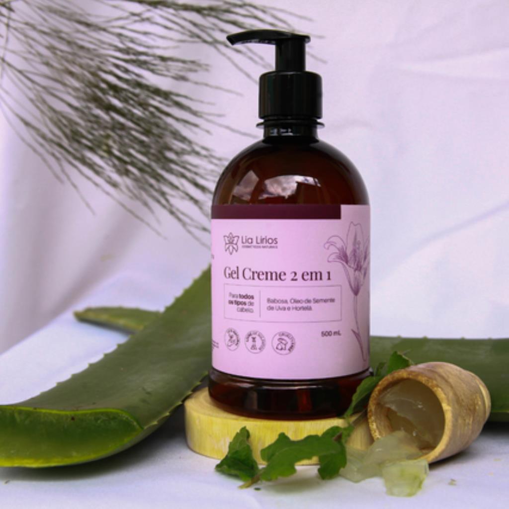 GEL CREME 2 EM 1  500 g Lia Lírios