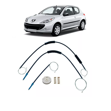 KIT REPARO VIDRO PEOGEOT 206 DIANT