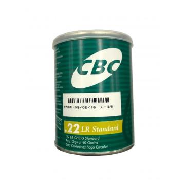 CARTUCHO CBC .22 LR CHOG 40GR STD LATA C 300