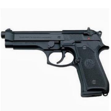 PISTOLA BERETTA 92FS 9MM OXI/PRETA 4,9 POL C/ 2 CARREG 15 TIROS
