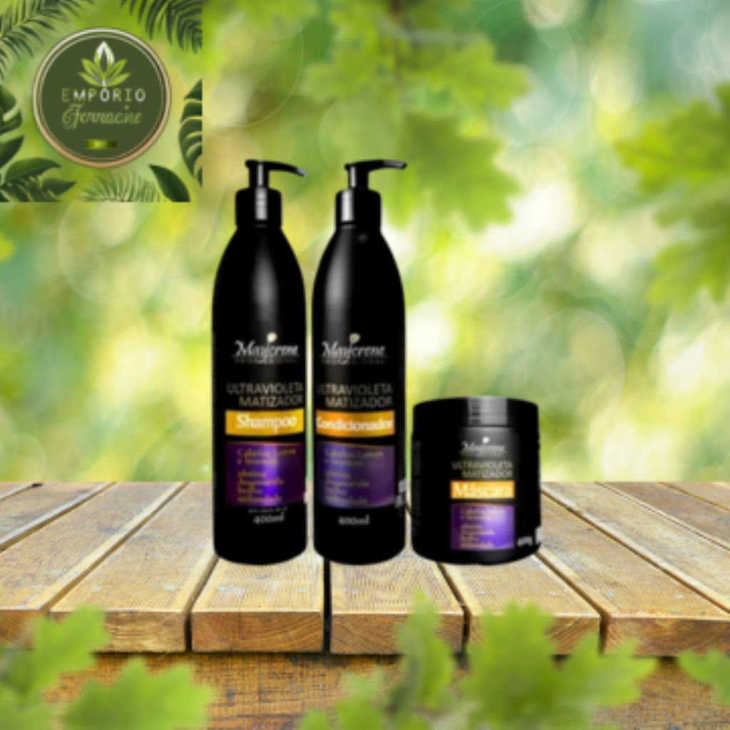 Kit Sha/Con/Mas Ultra Violeta - Maycrene