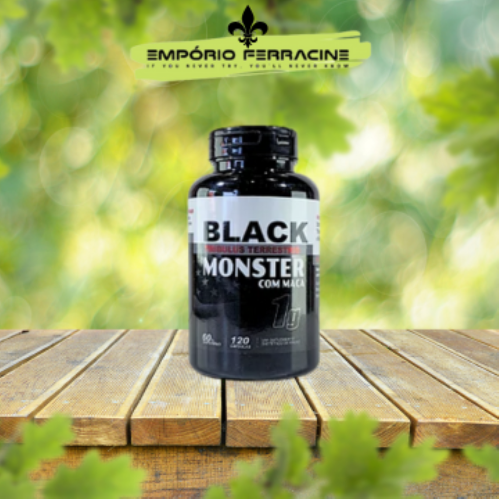 TRIBULUS TERRESTRIS BLACK MONSTER COM MACA 120 CÁPS- NATU ERVAS.