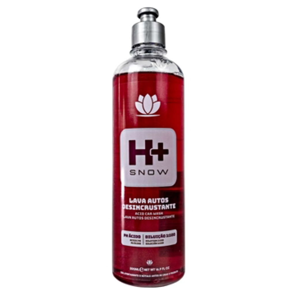 H+ SNOW Lava Autos Desincrustante Ácido EasyTech 500ml - Diluição: 1:100