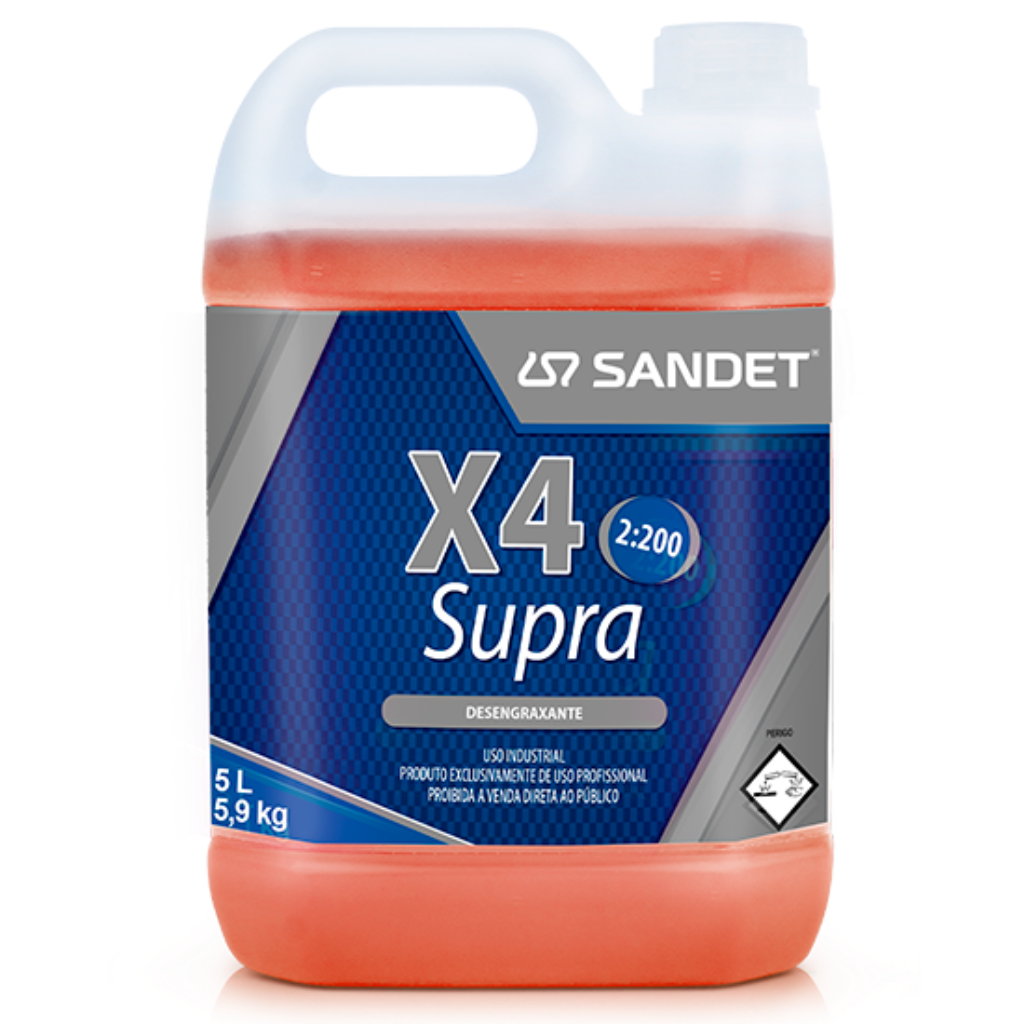 X4 SUPRA - DESENGRAXANTE - SANDET - 5L