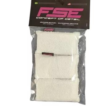 Pacote com 3 Aplicadores multiuso (Suede) FSE
