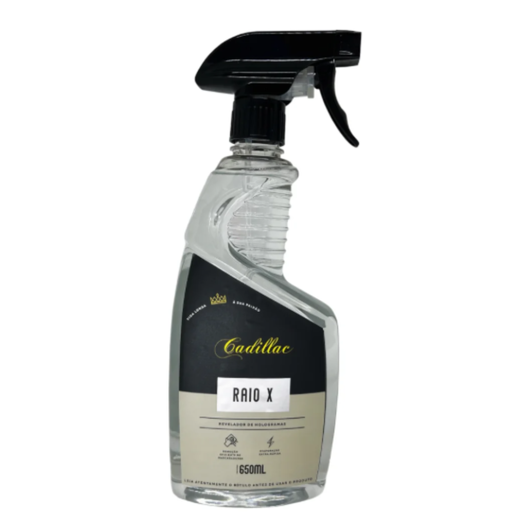 RAIO X - REVELADOR DE HOLOGRAMAS - CADILLAC 650ml