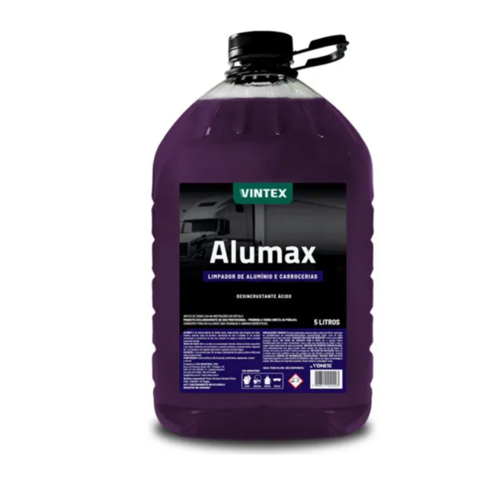 Alumax - Limpador de Alumínio e Chassi - Vonixx/Vintex (5 Litros) Diluição 1:10