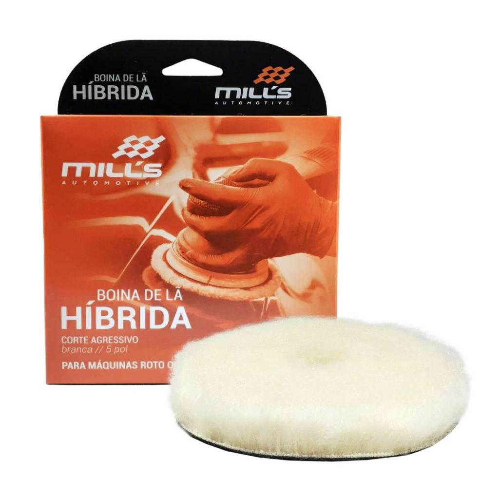 BOINA HIBRIDA BRANCA CORTE AGRESSIVO ROTO ORBITAL 5 POL MILLS