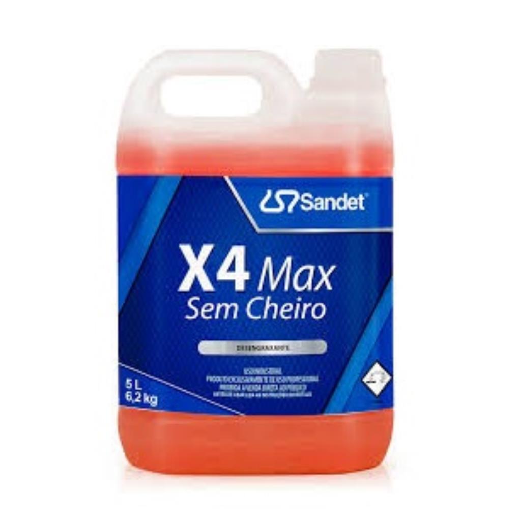 X4 MAX Sandet sem cheiro Desengraxante 5L