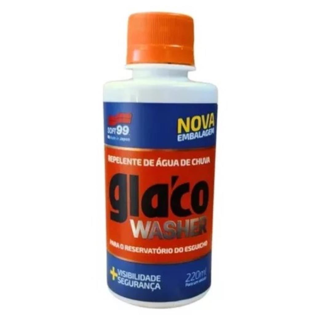 GLACO WASHER 220ML REPELENTE DE ÁGUA ADITIVO A-19  SOFT99
