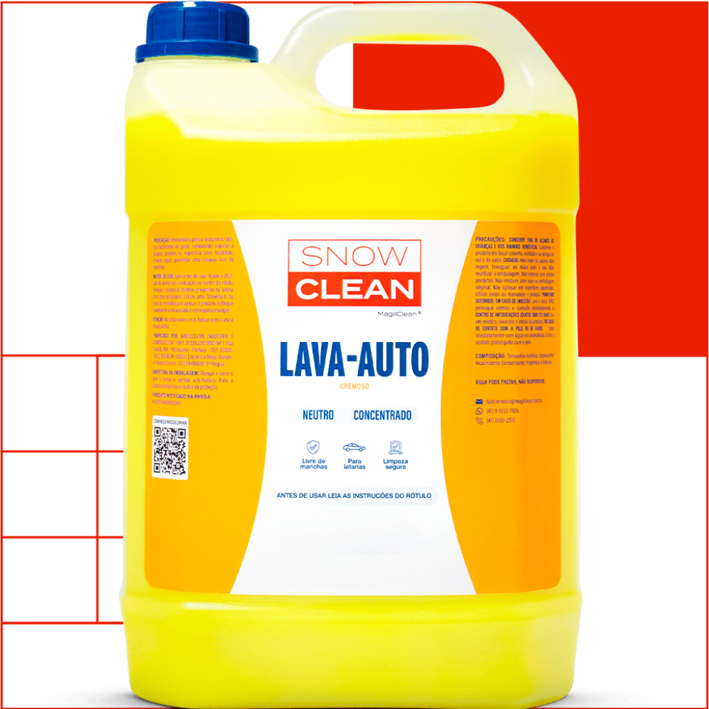 Lava Autos Cremoso Neutro Snow Clean 5L Magil Clean