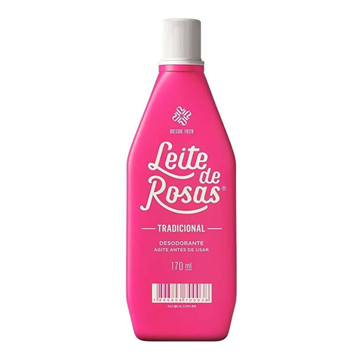 LOÇÃO DESODORANTE LEITE ROSAS 170ML