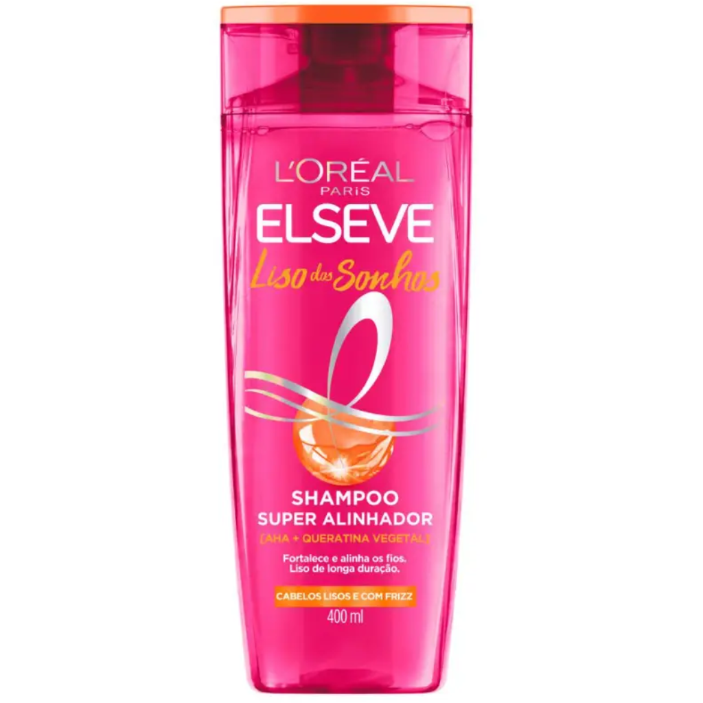 SHAMPOO ELSEVE BIG LISO DOS SONHOS AHA+QUERATINA 400ML