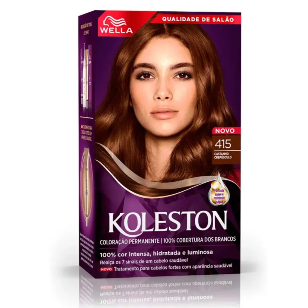 TINTURA KOLESTON COLOR 415 CASTANHO CREPUSCULO
