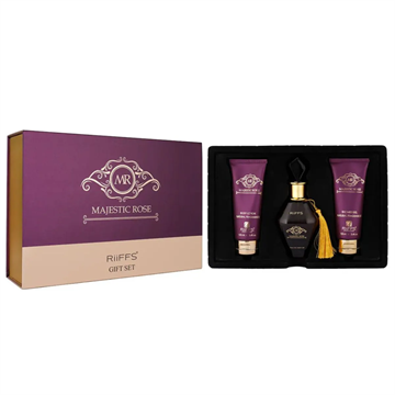 COFFRET RIIFFS MAJESTIC ROSE EDP 100ML+BL 100ML+SG 100ML