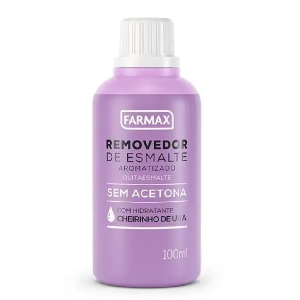 REMOVEDOR DE ESMALTE FARMAX UVA 100ML