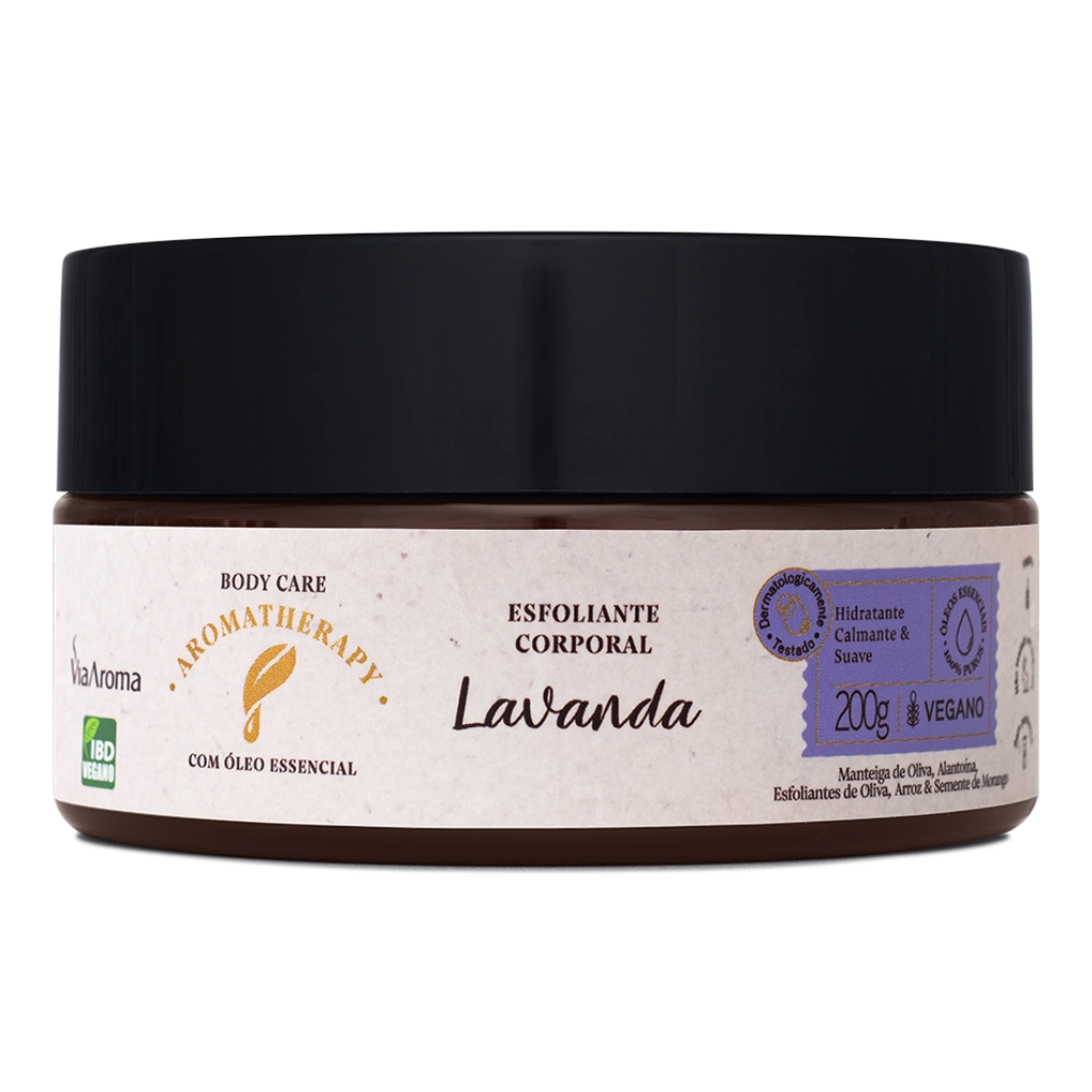 Esfoliante Corporal Lavanda Aromatherapy Via Aroma - 200g