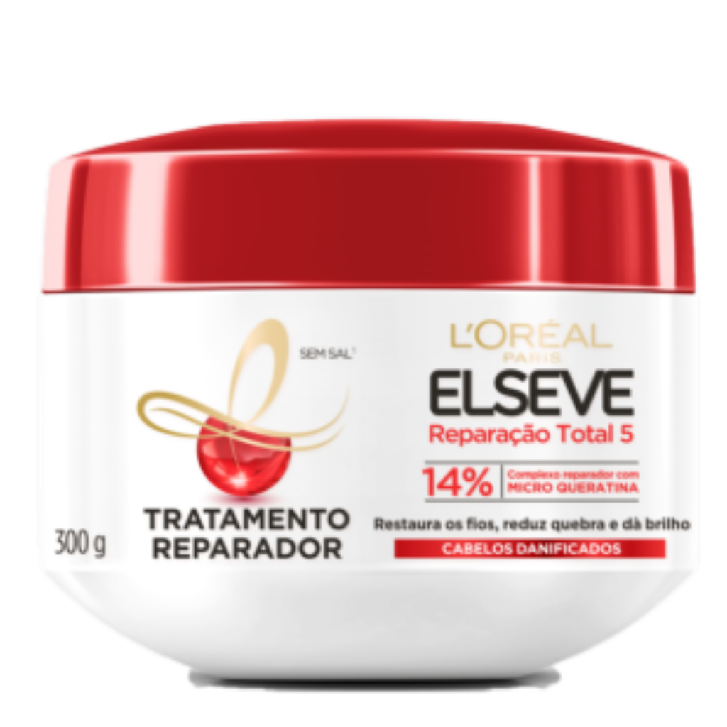 CREME HIDRATANTE ELSEVE REPARACAO TOTAL 5 300GR