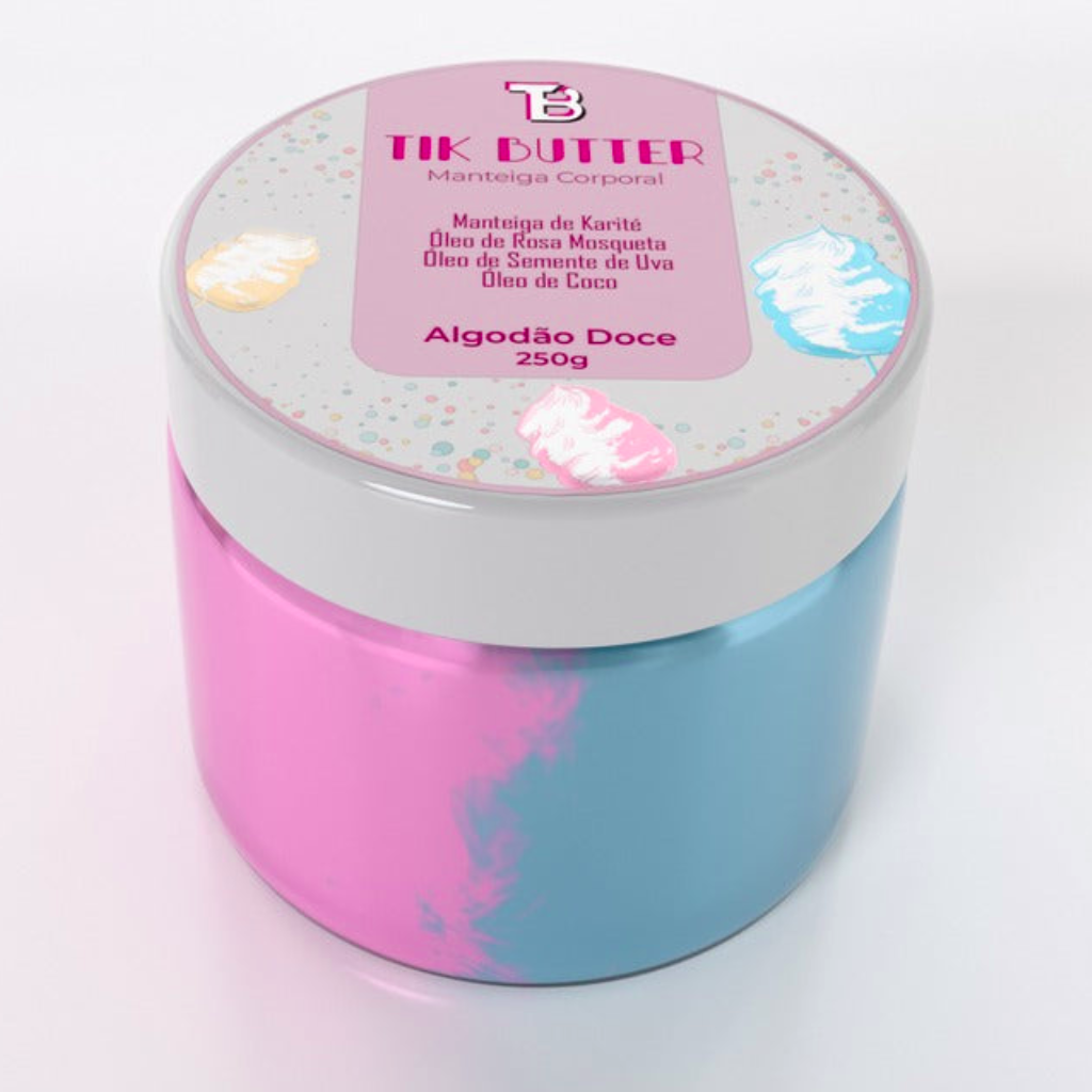 TIK BUTTER MANTEIGA CORP ALGODAO DOCE 250G