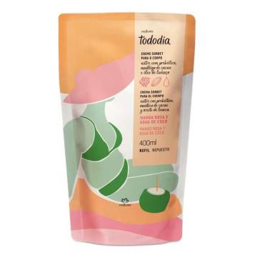 Refil Desodorante Hidratante Corporal Manga Rosa e Água de Coco Tododia - 400ml NATURA