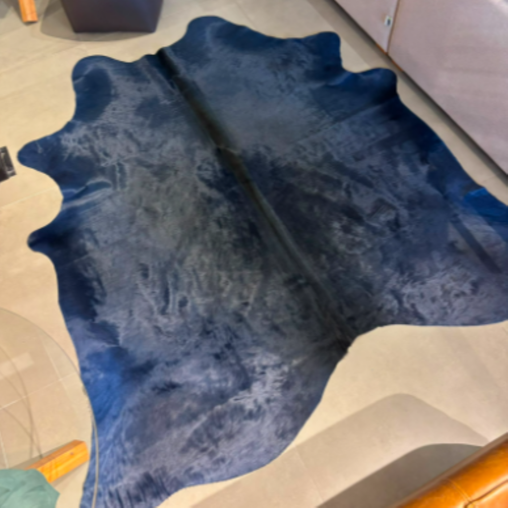 TAPETE PELE AZUL G 210 x 190