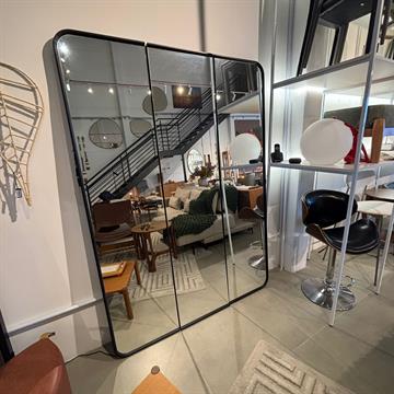 ESPELHO PLZZ CMP CENTRAL PRETO 210 x 50 x 4