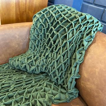 MANTA TRICO ORGMI VERDE 90 x 220