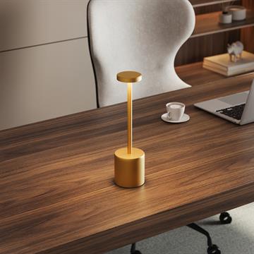 LUM DE MESA LMMS DOURADA 34 x 8 x 8