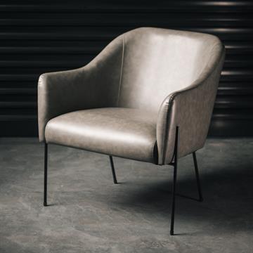 POLTRONA HB T408 AÇO PRETO 76 x 71 x 68