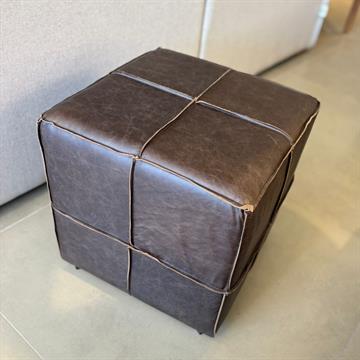 PUFF COURO DCOR CHOCOLATE 45 x 45 x 45