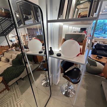 ESPELHO PLZZ CMP LATERAL PRETO 210 x 50 x 4