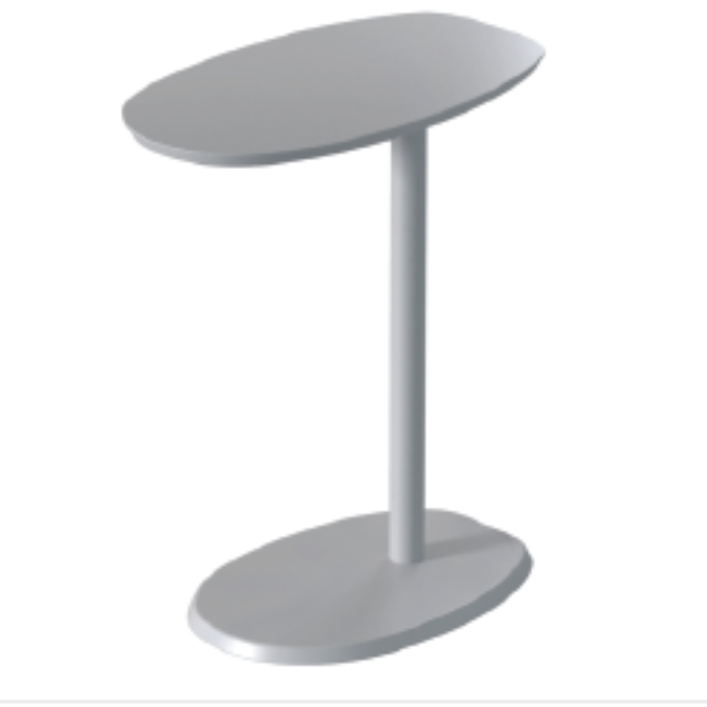 MESA APOIO SLIM OVAL 63 x 45 x 65